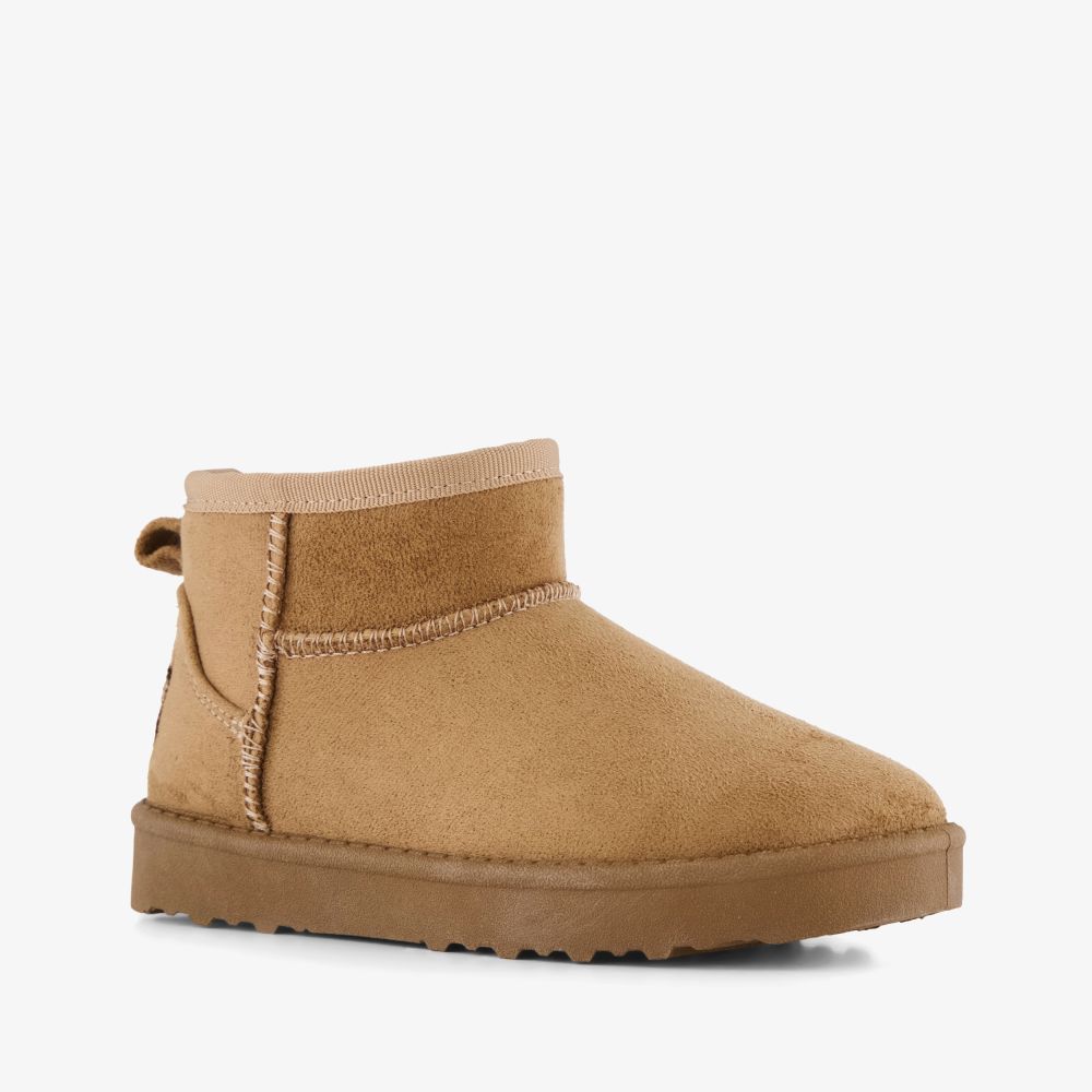 Braqeez gevoerde meisjes boots beige