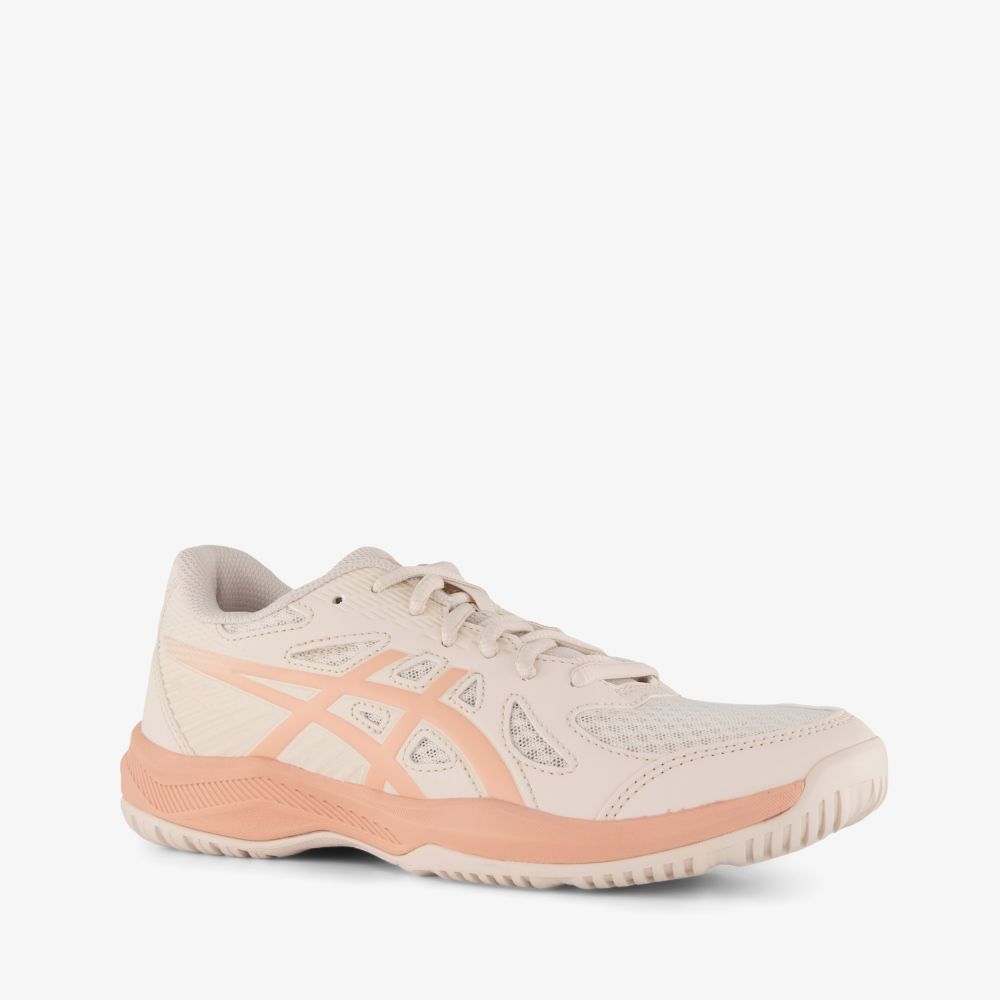 ASICS UPCOURT 6 dames indoorschoenen beige roze
