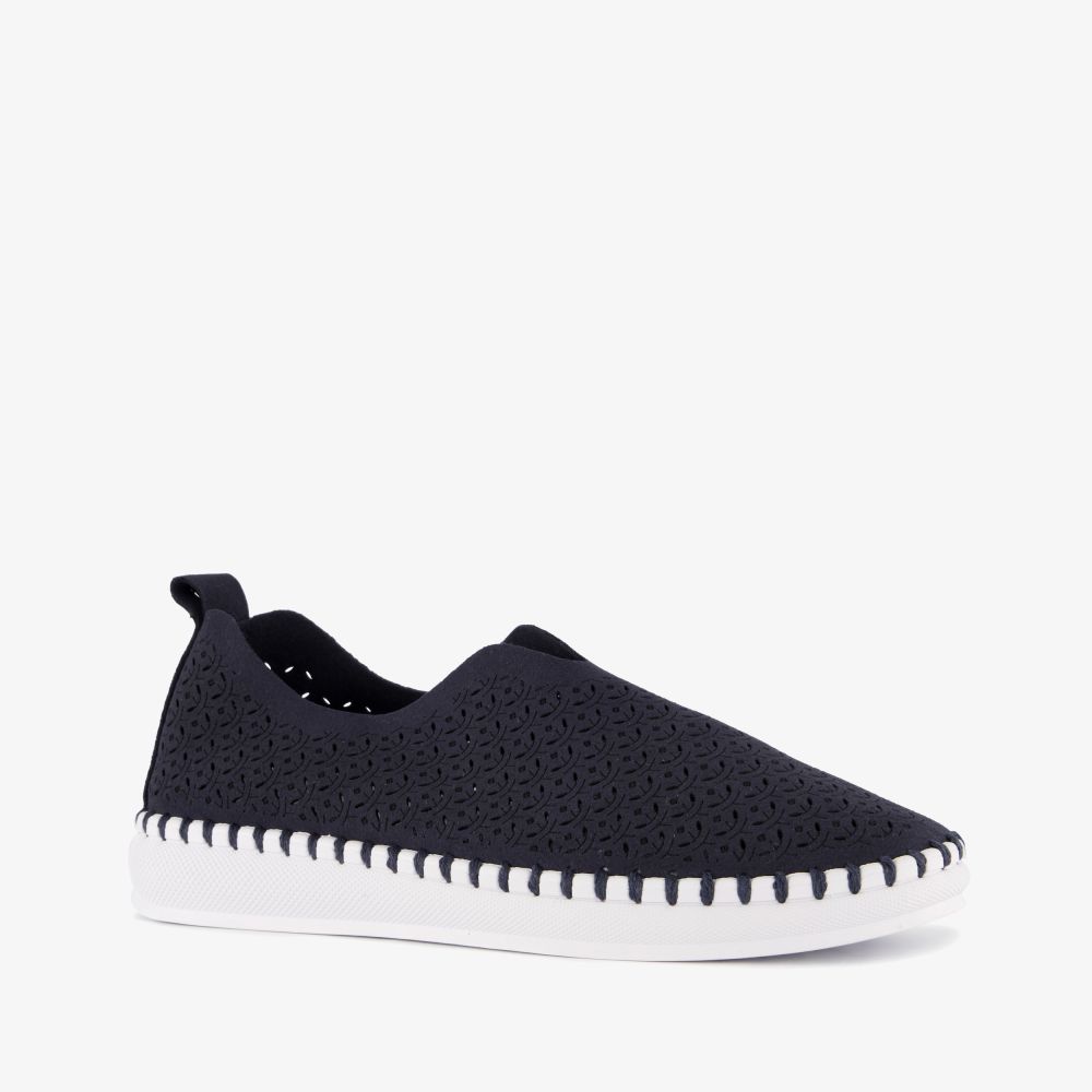Hush Puppies Daisy dames instappers donkerblauw