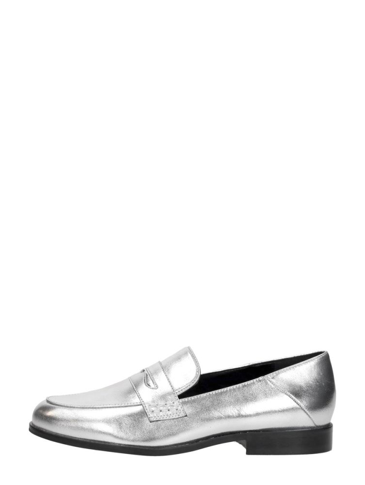 Shoecolate Mocassin Zilver