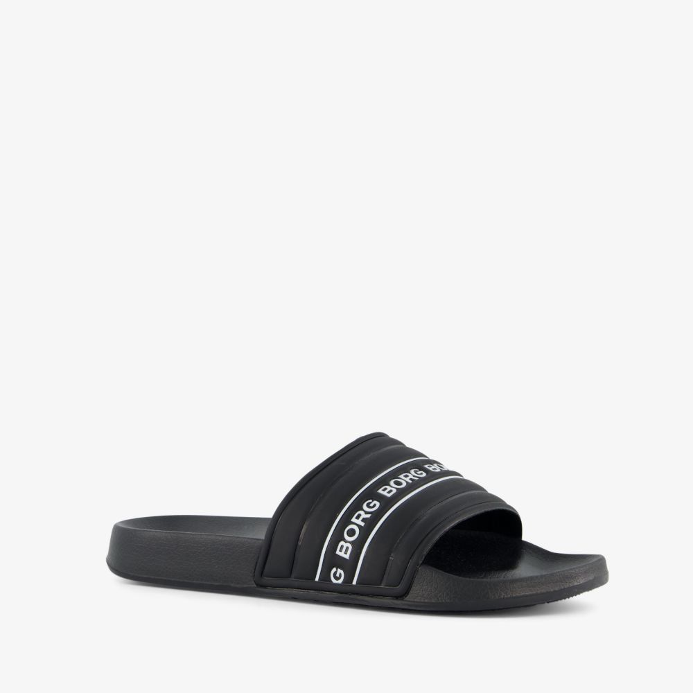 Bjorn Borg STK Harper III badslippers zwart