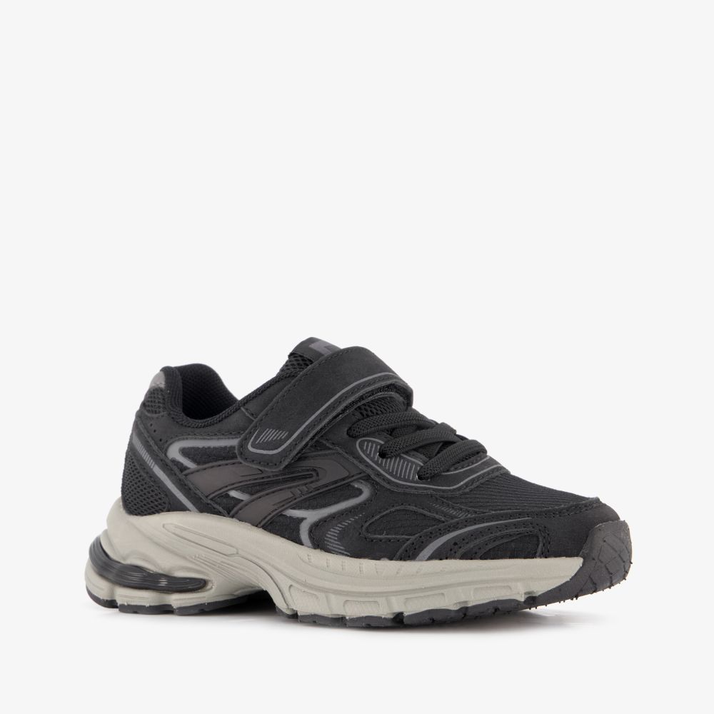 Blue Box jongens dad sneakers zwart grijs