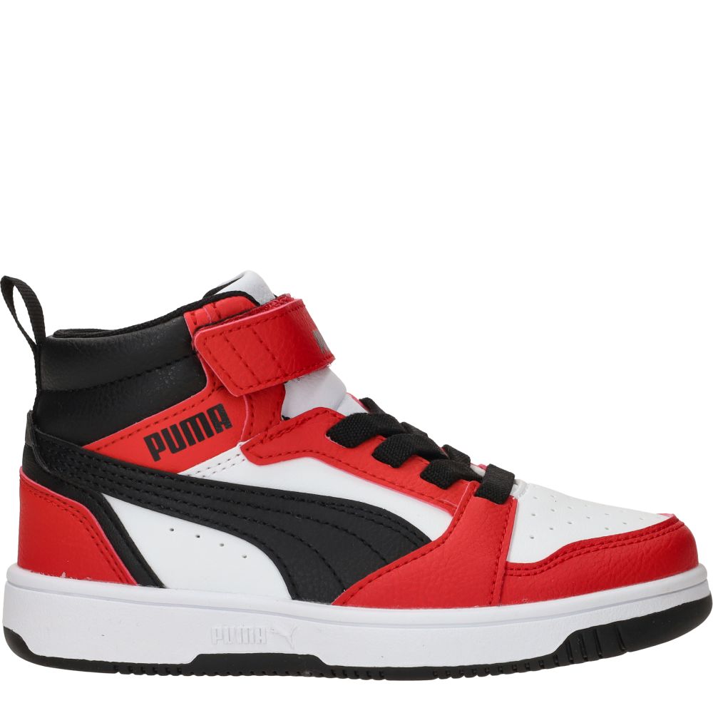 Puma Rebound V6 Mid Sneakers Jongens Rood