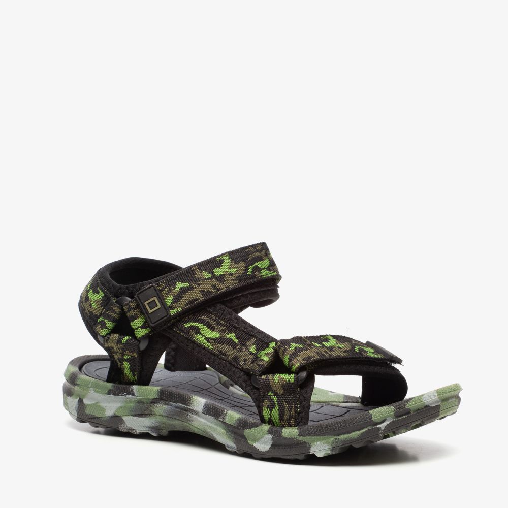 Blue Box jongens sandalen met camouflageprint
