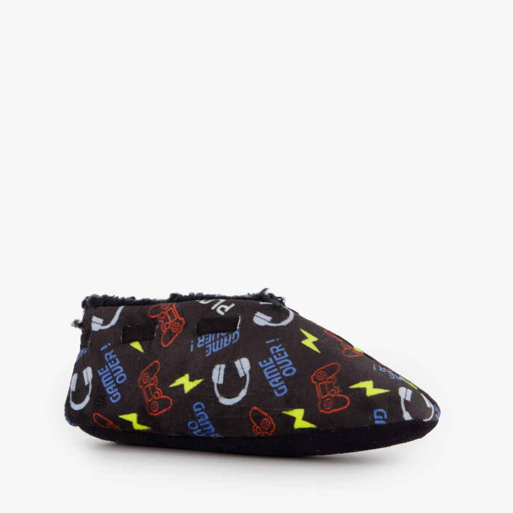 Thu!s jongens sloffen met game print