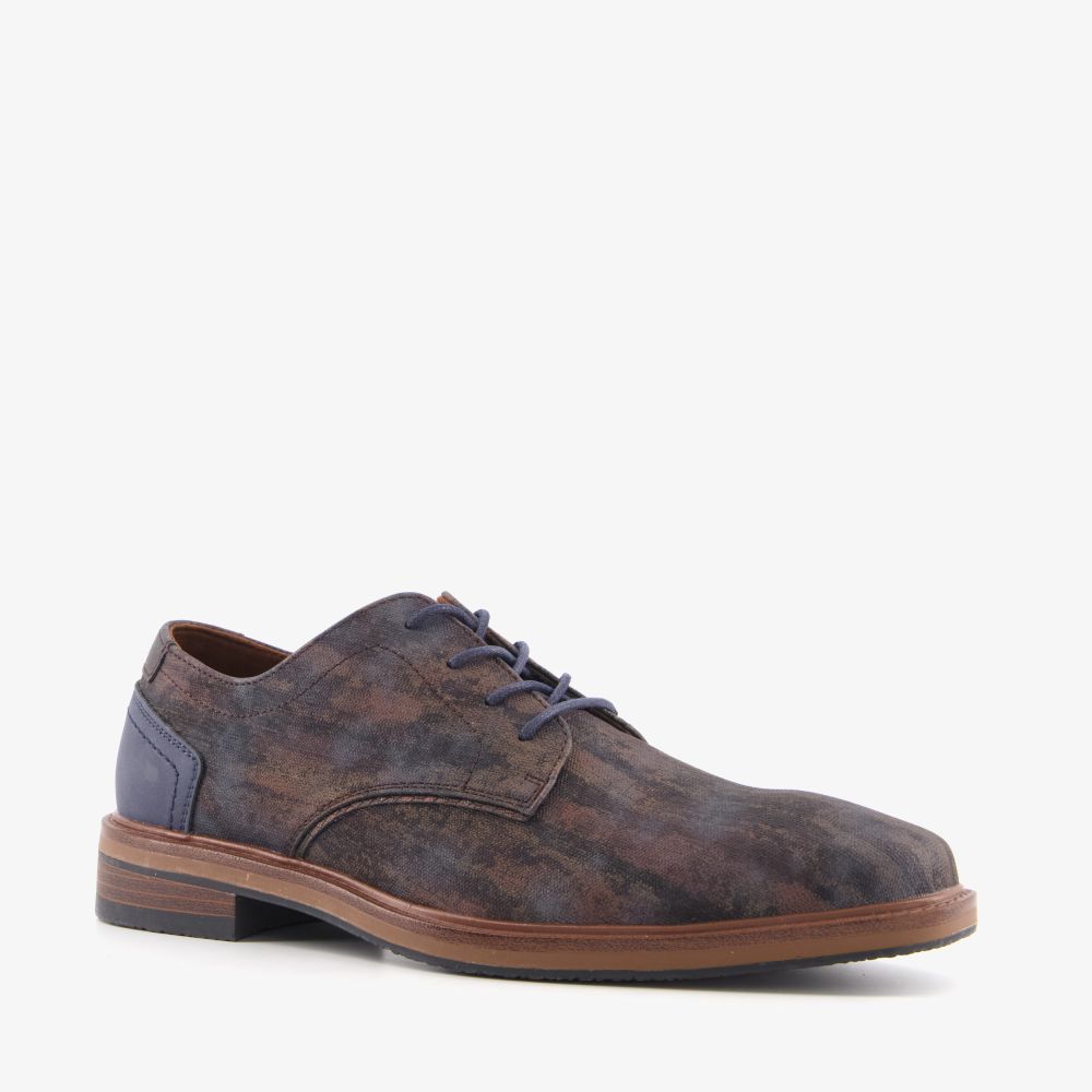 Emilio Salvatini heren veterschoenen blauw