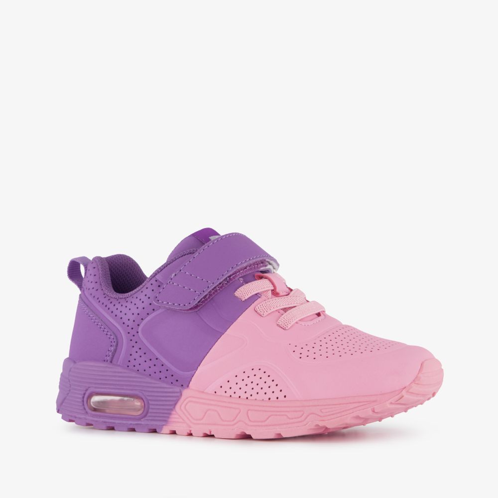 Blue Box meisjes sneakers met airzool paars roze