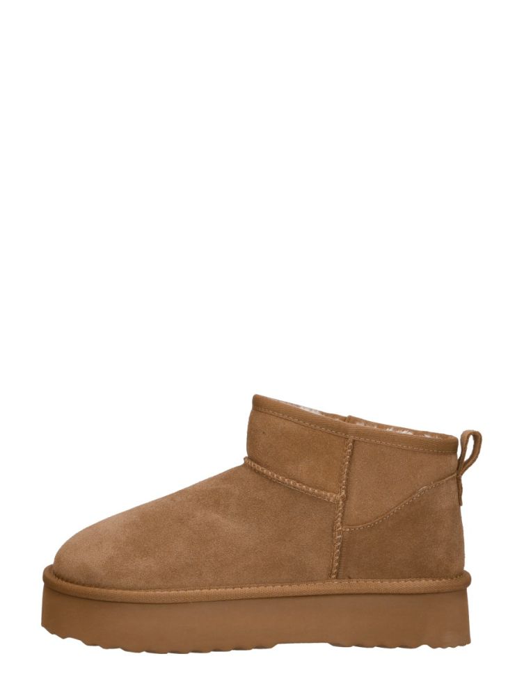 Shoecolate Enkellaarsjes Plat
