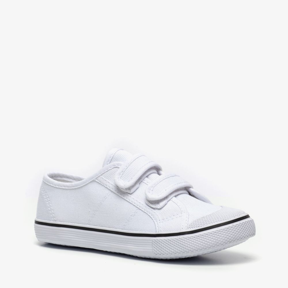 Chicane kinder gymschoenen klittenband wit