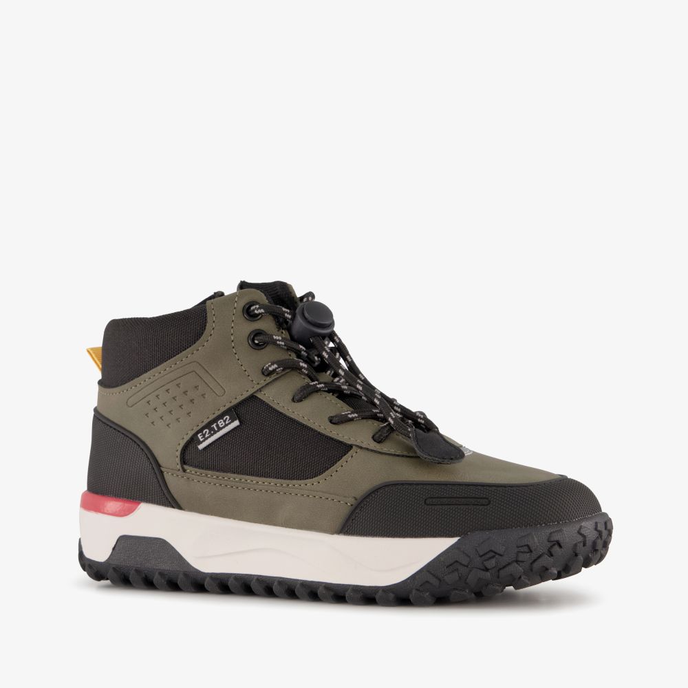 Blue Box hoge jongens sneakers groen zwart