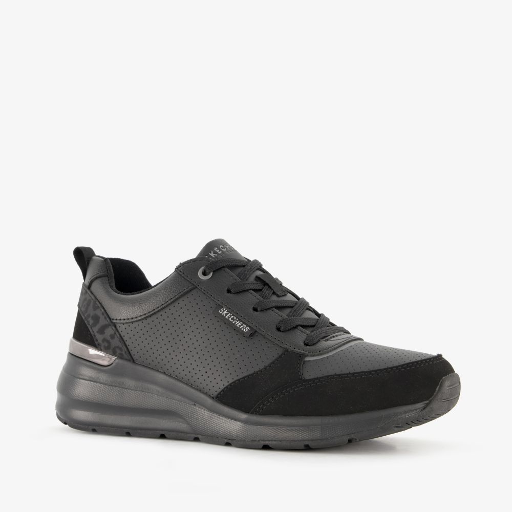 Skechers Billion Subtle Sports dames sneakers zwart