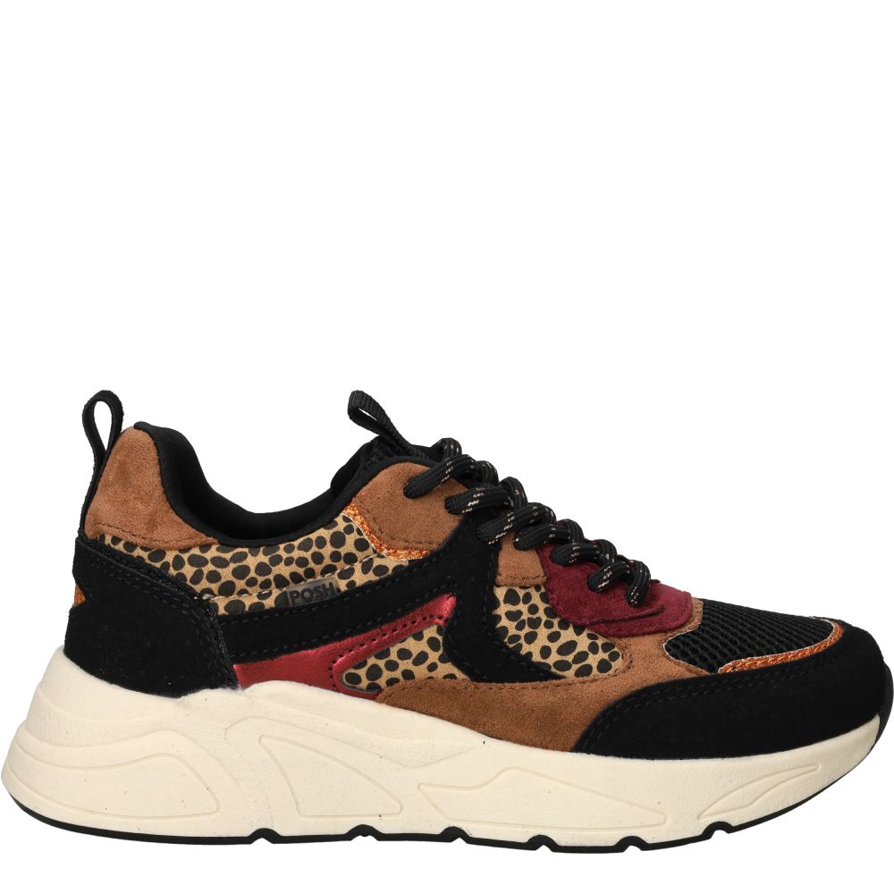 POSH by Poelman Sneakers Meisjes Bruin