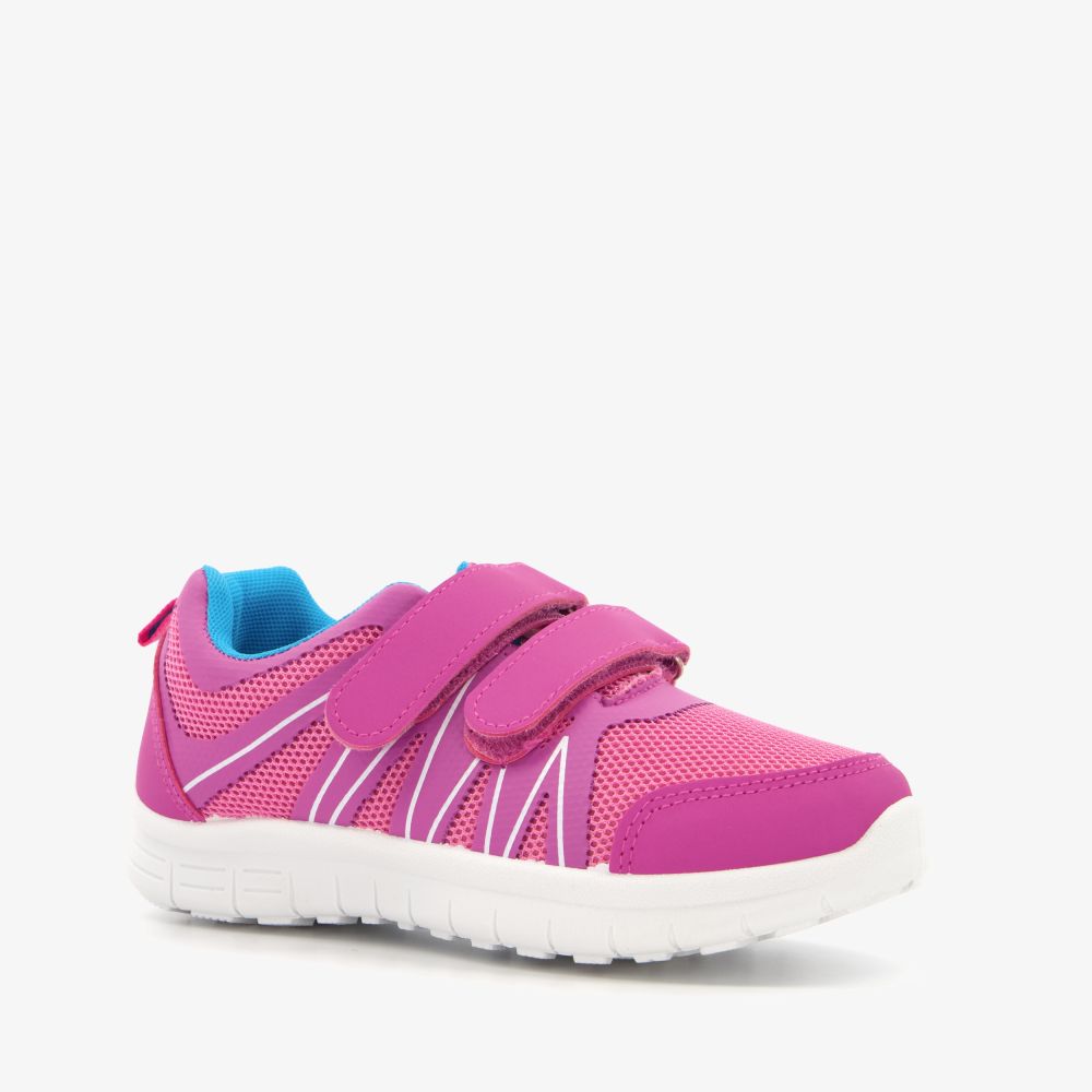 Chicane kinder gymschoenen klittenband roze blauw