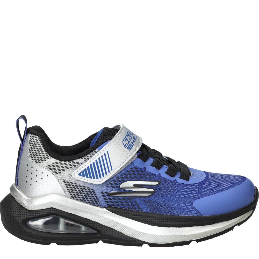 Skechers Microspec Max Velocity Sneakers Jongens Blauw