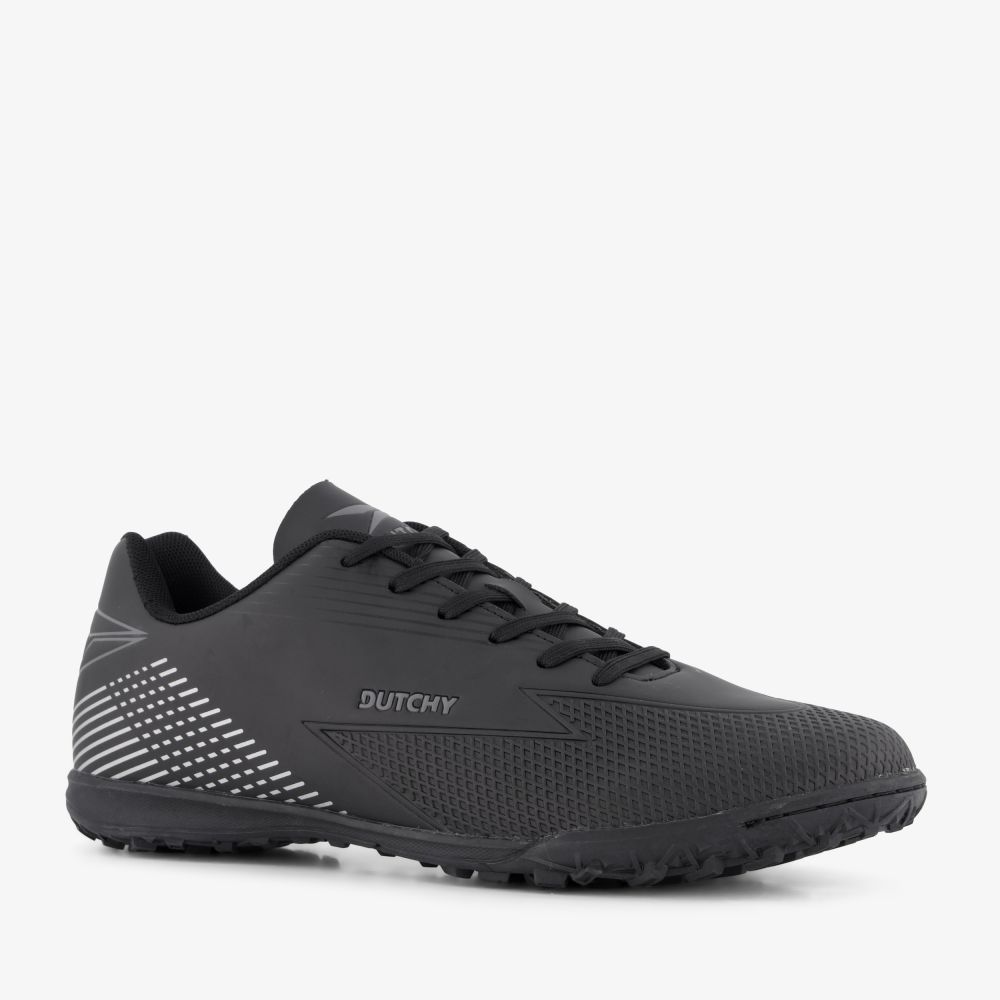 Dutchy turf heren voetbalschoenen zwart