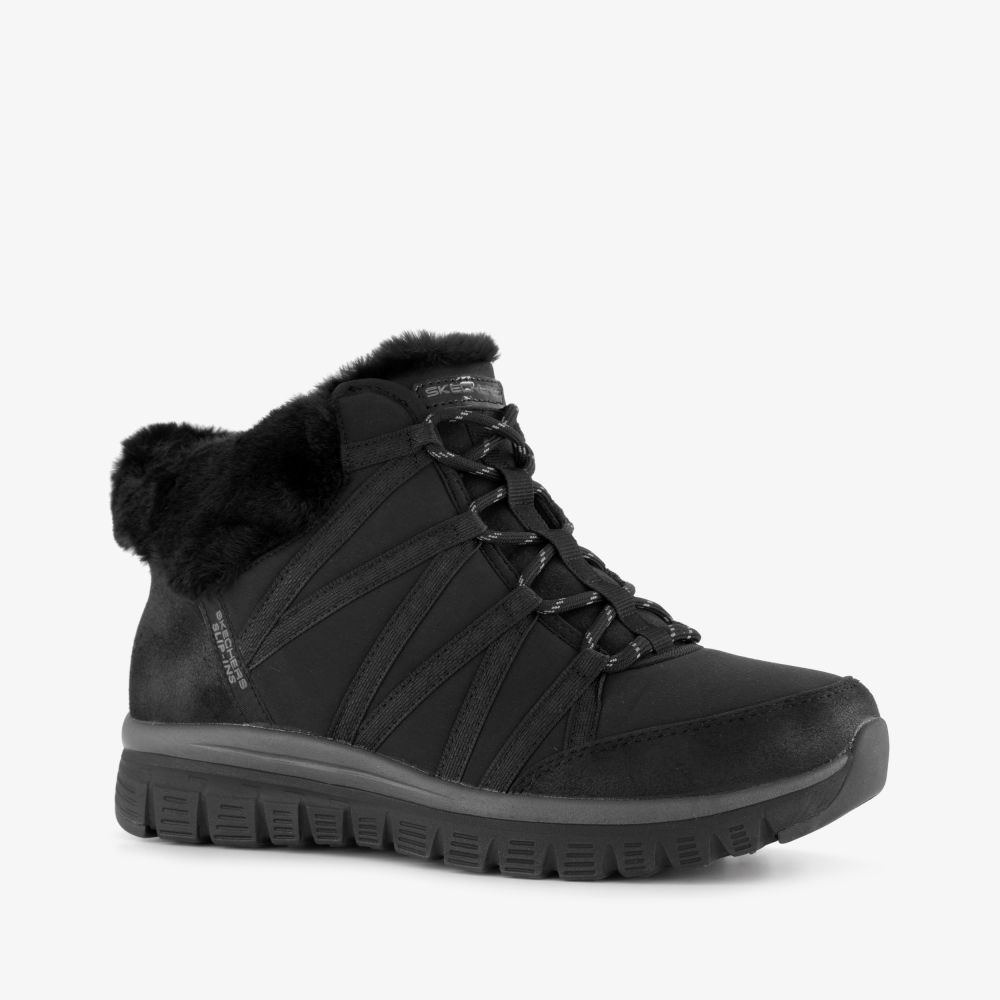 Skechers Slip-ins Graceful dames boots zwart