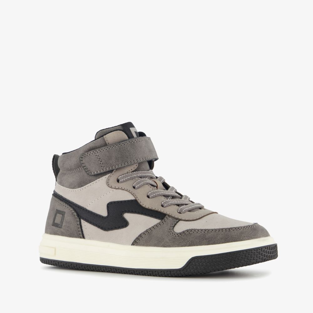 Blue Box hoge jongens sneakers grijs