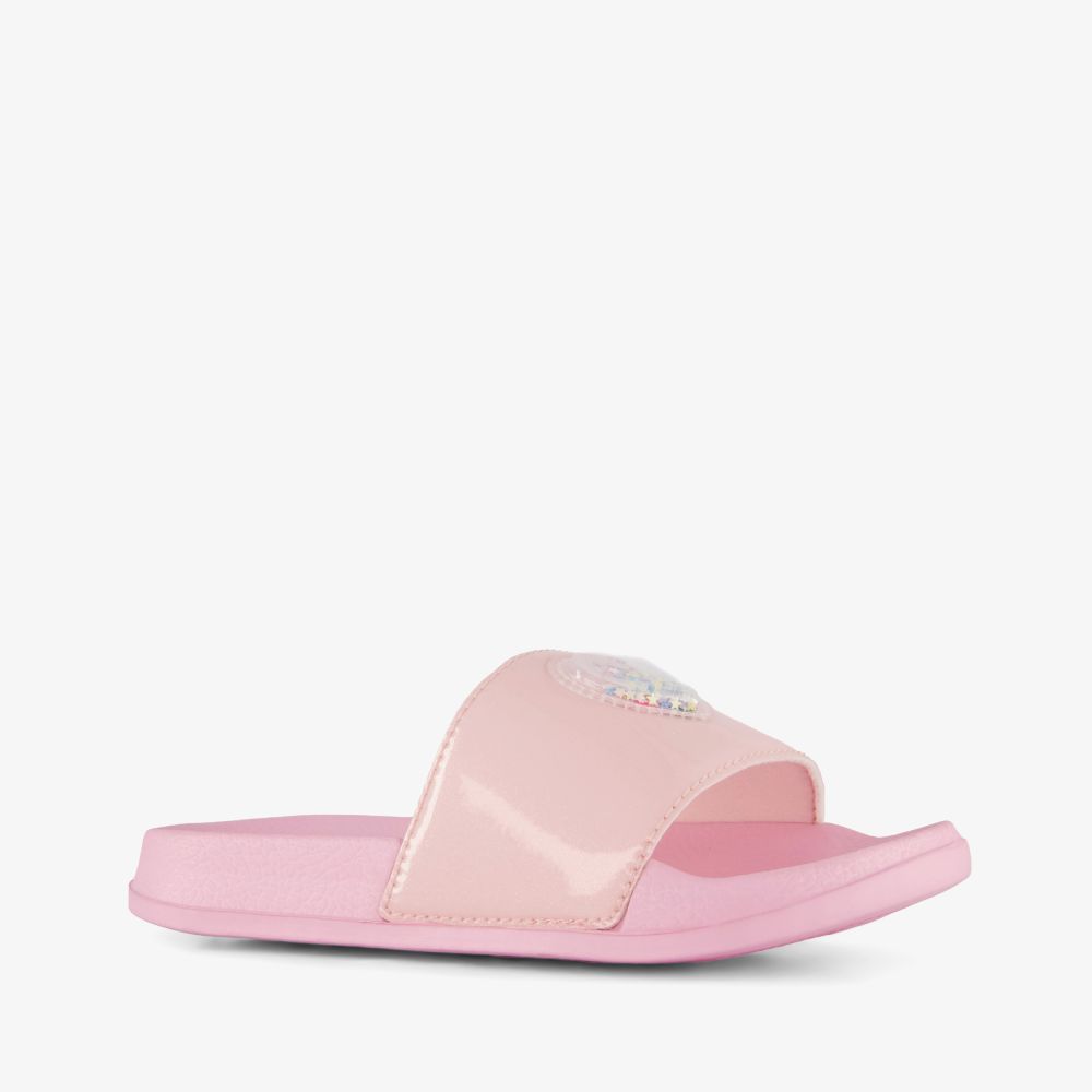 Scapino Meisjes badslippers met hartje roze