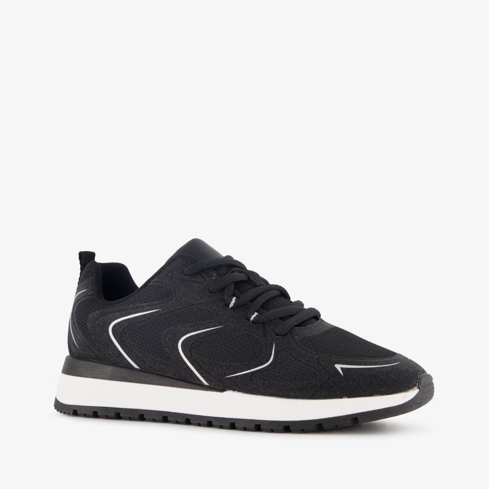 Blue Box dames sneakers zwart wit