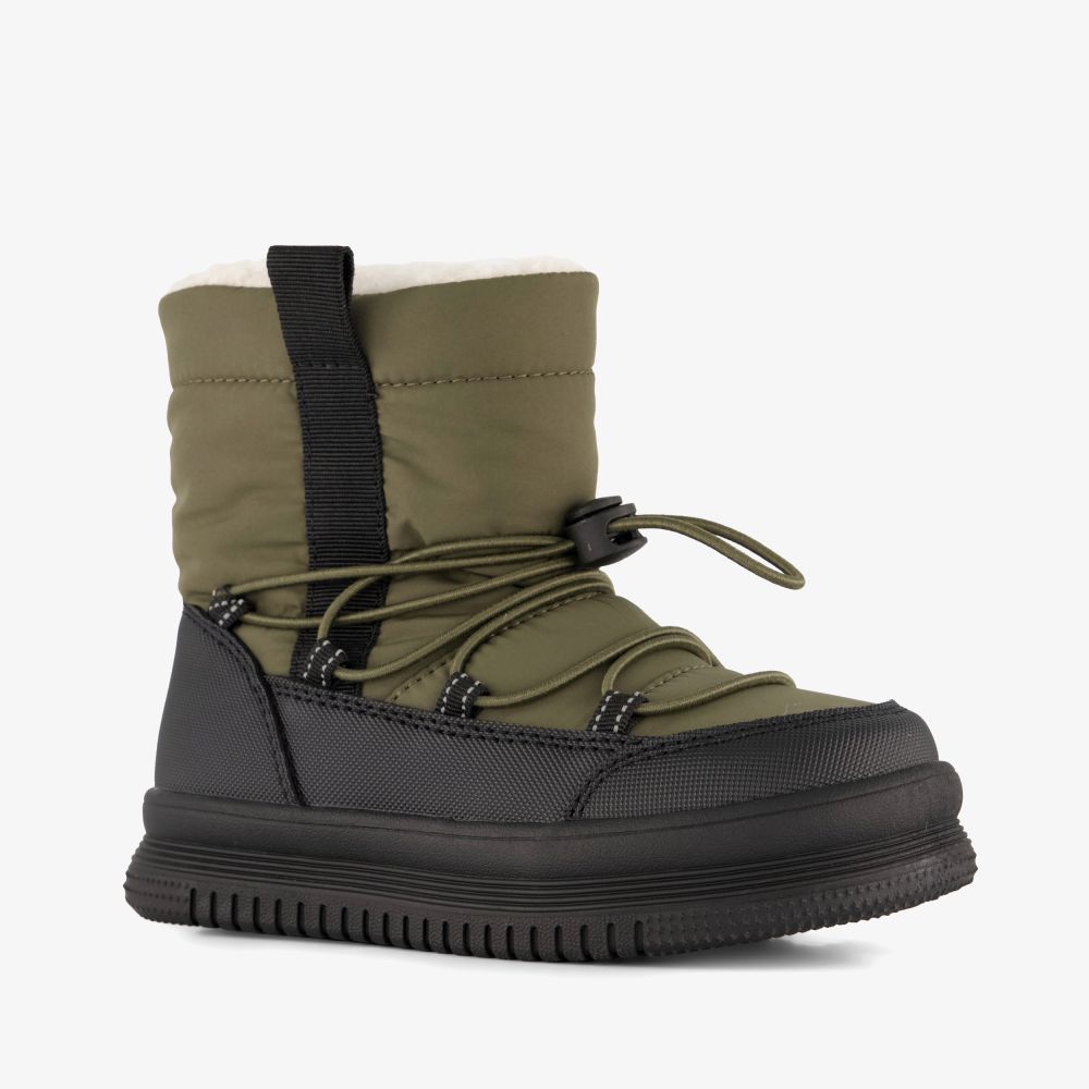 Blue Box gevoerde jongens boots groen zwart