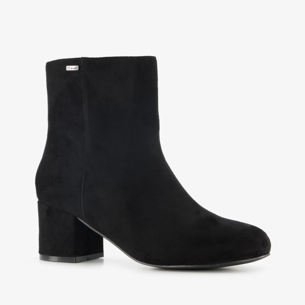 Mexx XX By Mexx dames enkellaarsjes met hak zwart